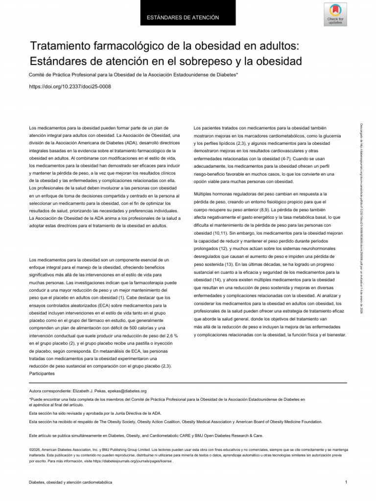 Medicamentos para la Obesidad y Salud Cardiometabólica | PDF | Obesidad ...