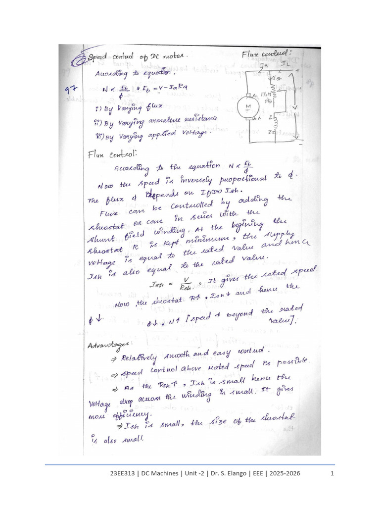 DC Machines Unit 2: Braking Methods | PDF | Electric Motor | Brake