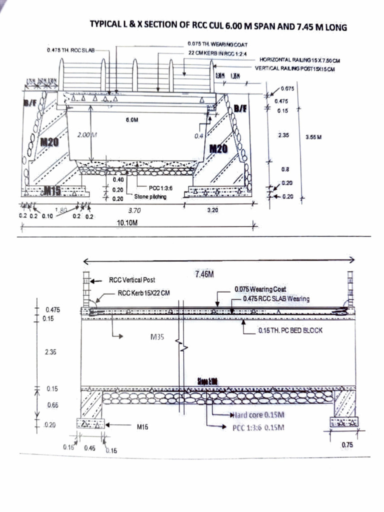 DwgCulvert6m 1 | PDF