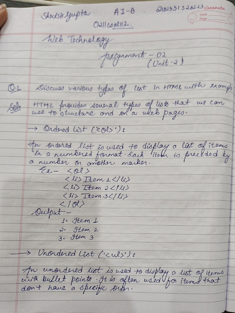 Web Technology Assignment 2 | PDF
