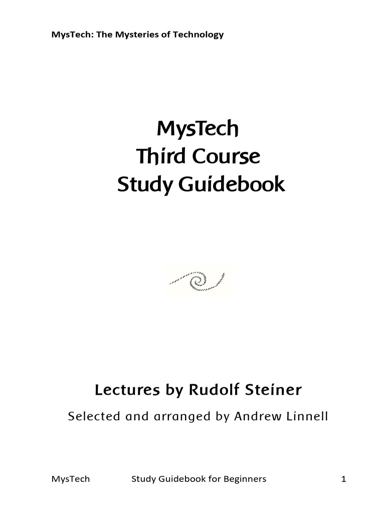 Third Course Chapters 1 Through 3 | PDF | Rudolf Steiner | Spirituality