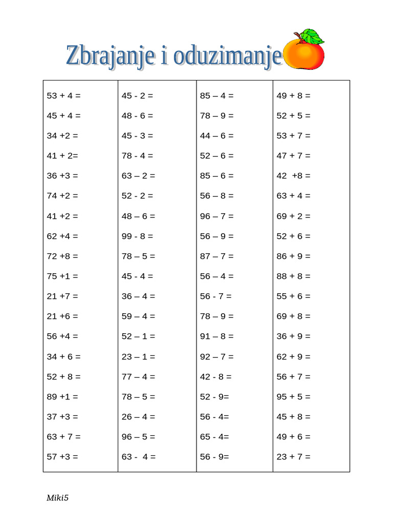 Basic Arithmetic Problems and Solutions | PDF