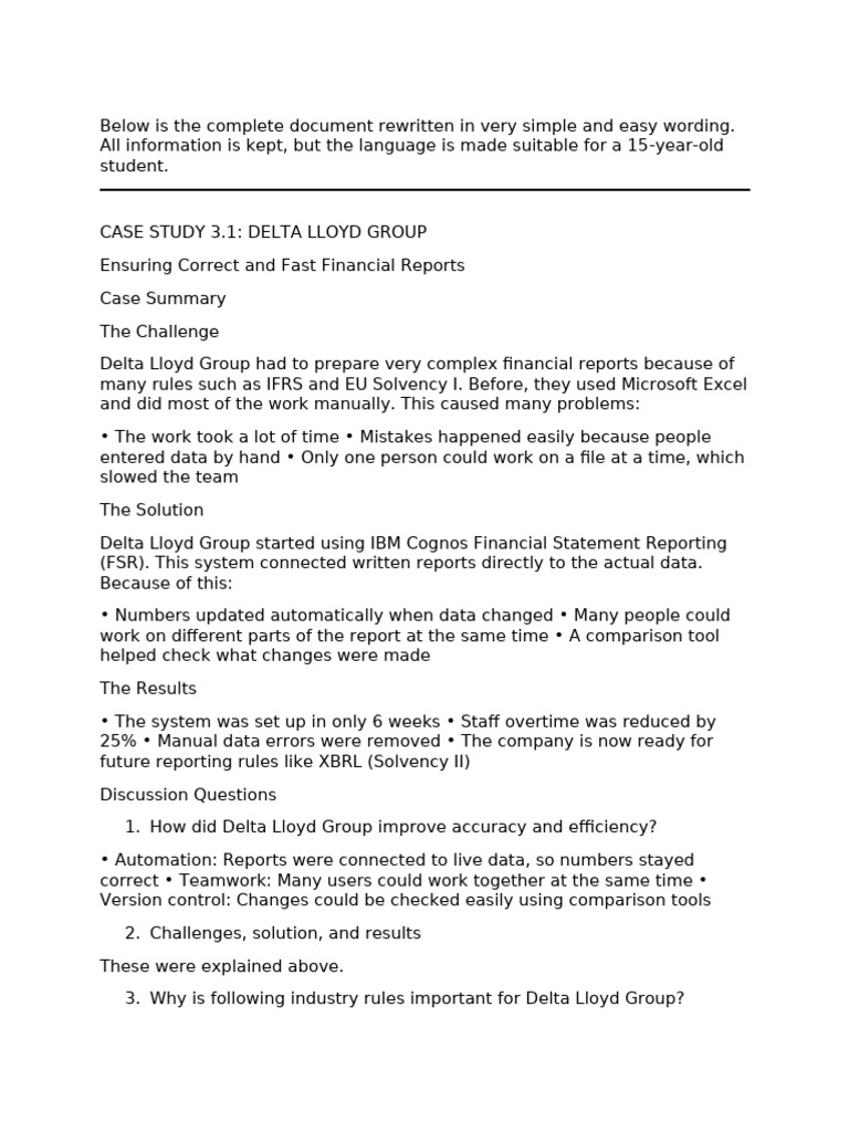 Case Studies on Data Reporting Solutions | PDF | Analytics | Data Mining
