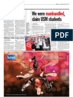 Thesun 2009-01-07 Page10 We Were Manhandled Claim Usm Students