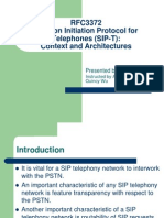 RFC3372 Session Initiation Protocol For Telephones (SIP-T) : Context and Architectures