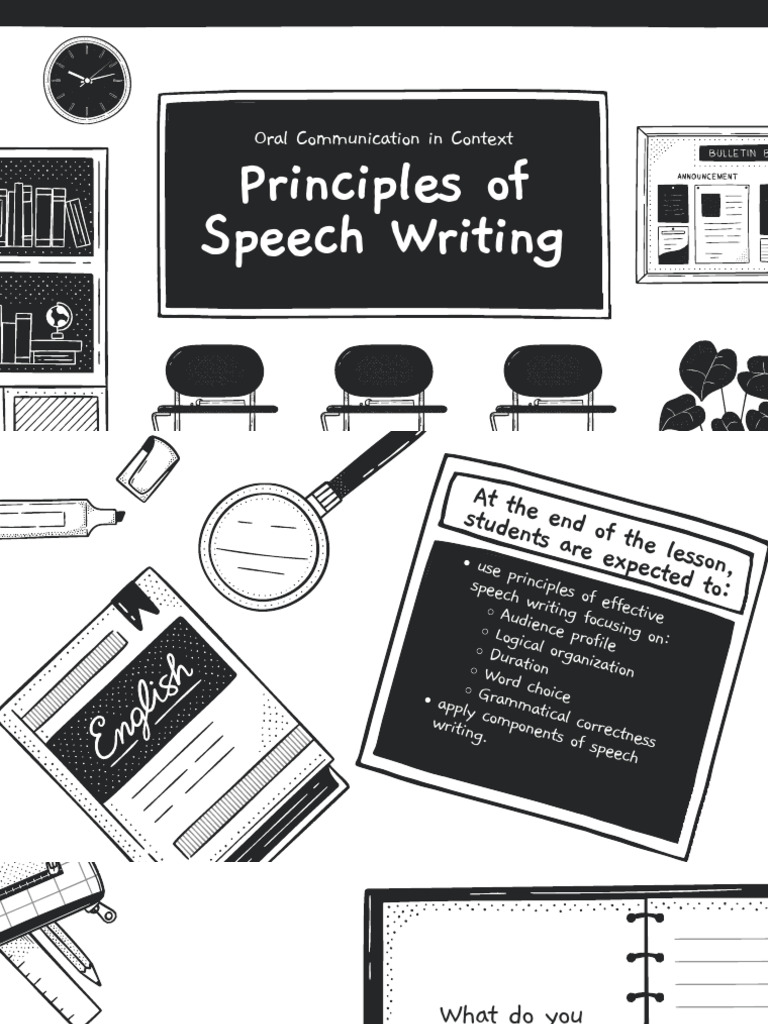 Principles of Speech Writing (1) | PDF | Public Speaking | Cognition