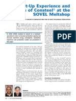 Start-Up Experience and Results of Consteel® at The SOVEL Meltshop