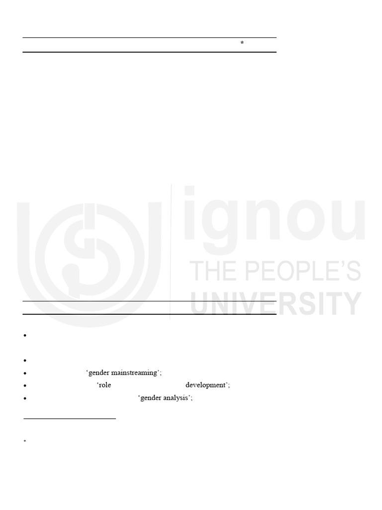 Gender and Development Approaches Explained | PDF | Gender And ...