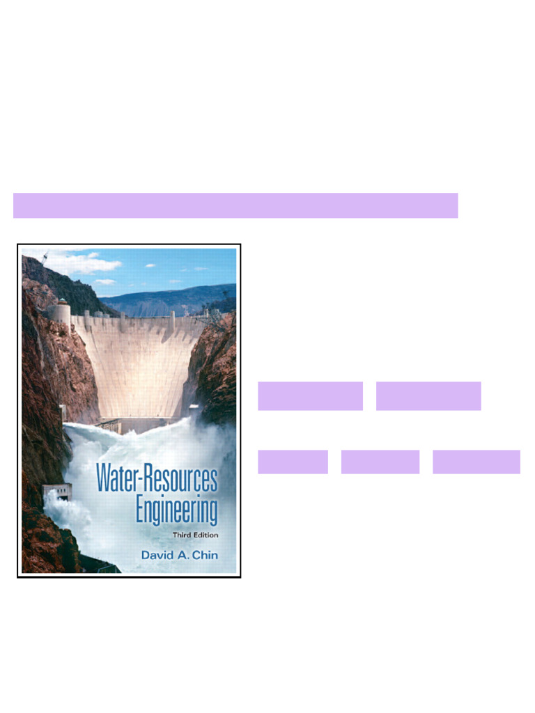Solution Manual for Water-Resources Engineering, 3/E 3rd Edition David ...