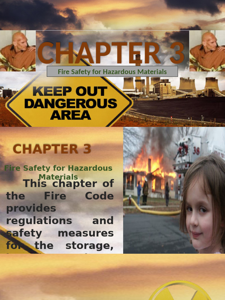 Fire Safety Regulations for Hazardous Materials | PDF | Dangerous Goods ...