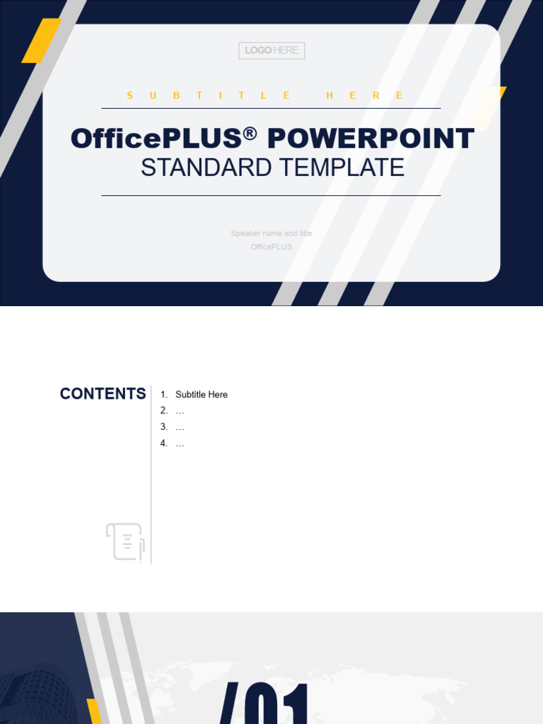 OfficePLUS PowerPoint Template Guide | PDF