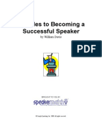 26 Rules To Becoming A Successful Speaker