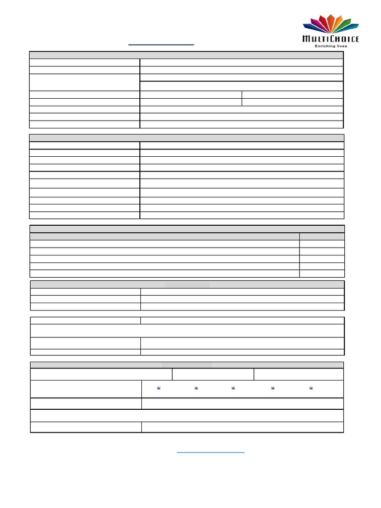 DStv Installation Job Card Template | PDF | Qr Code | Service Industries