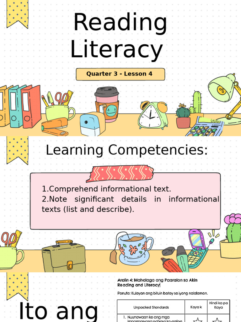 Reading Literacy | PDF