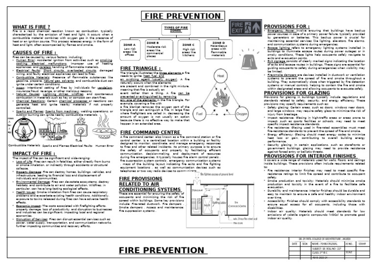 Fire Prevention: Causes, Impacts, and Provisions | PDF | Fires | Combustion