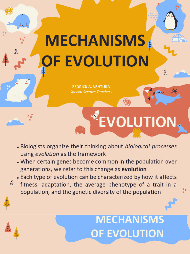 2.2 Mechanisms of Evolution | PDF | Mutation | Natural Selection