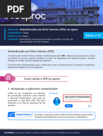 Guia de Autenticação Dupla no GERID | PDF | Autenticação | Aplicativo ...