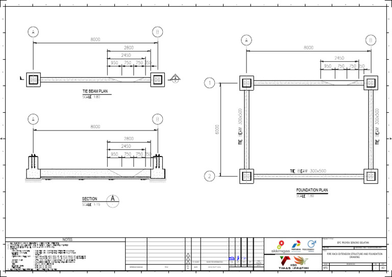 Pipe Rack Extension Structure Plan | PDF