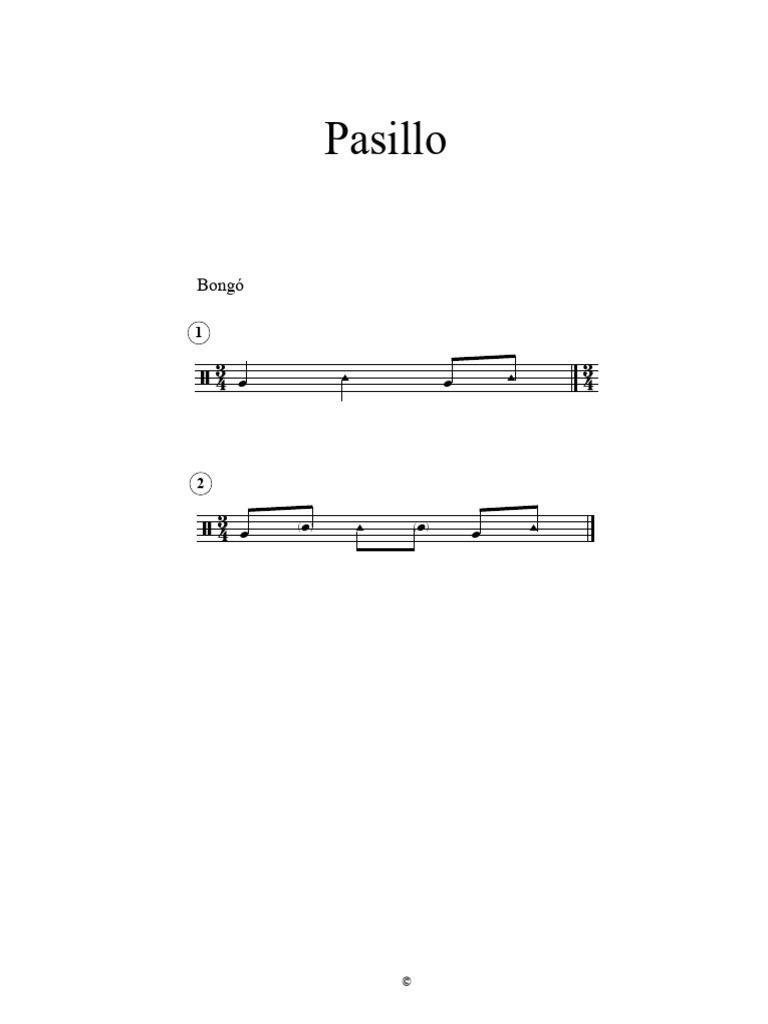 Bongó Pasillo | PDF
