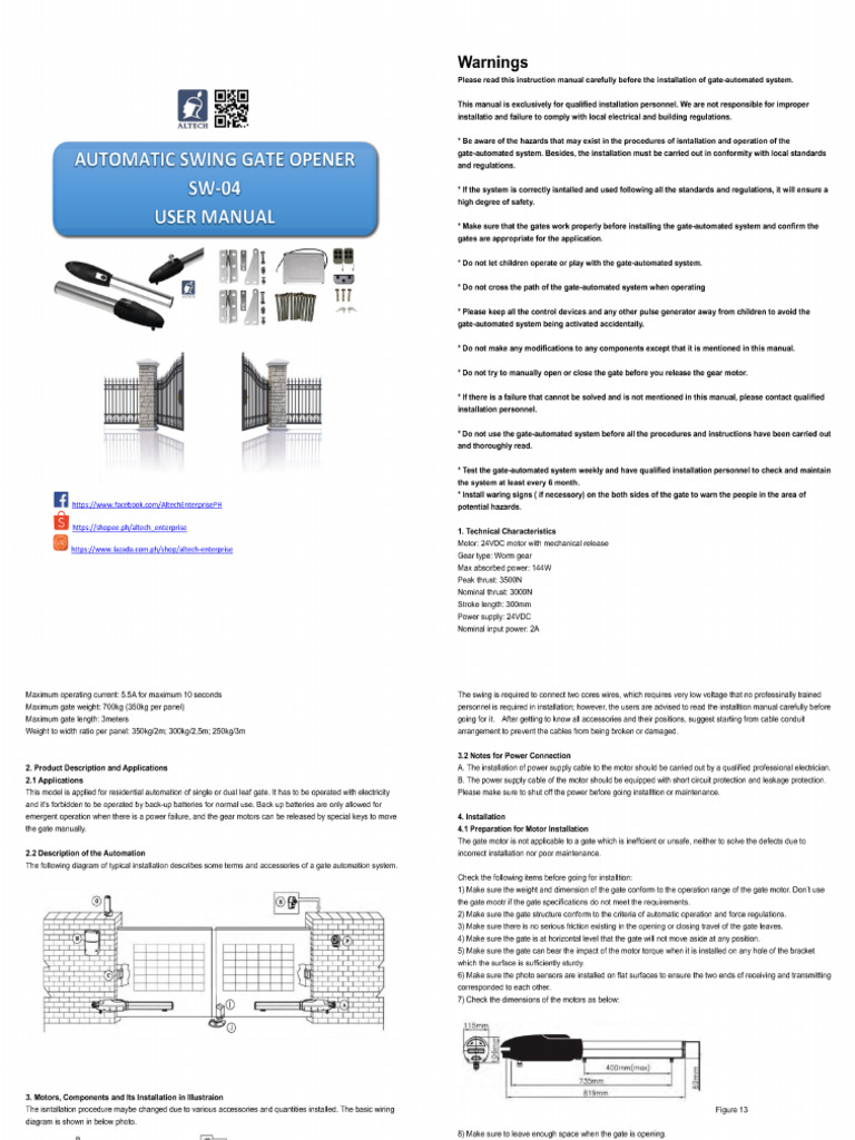 SW 04 User Manual Print NEW | PDF