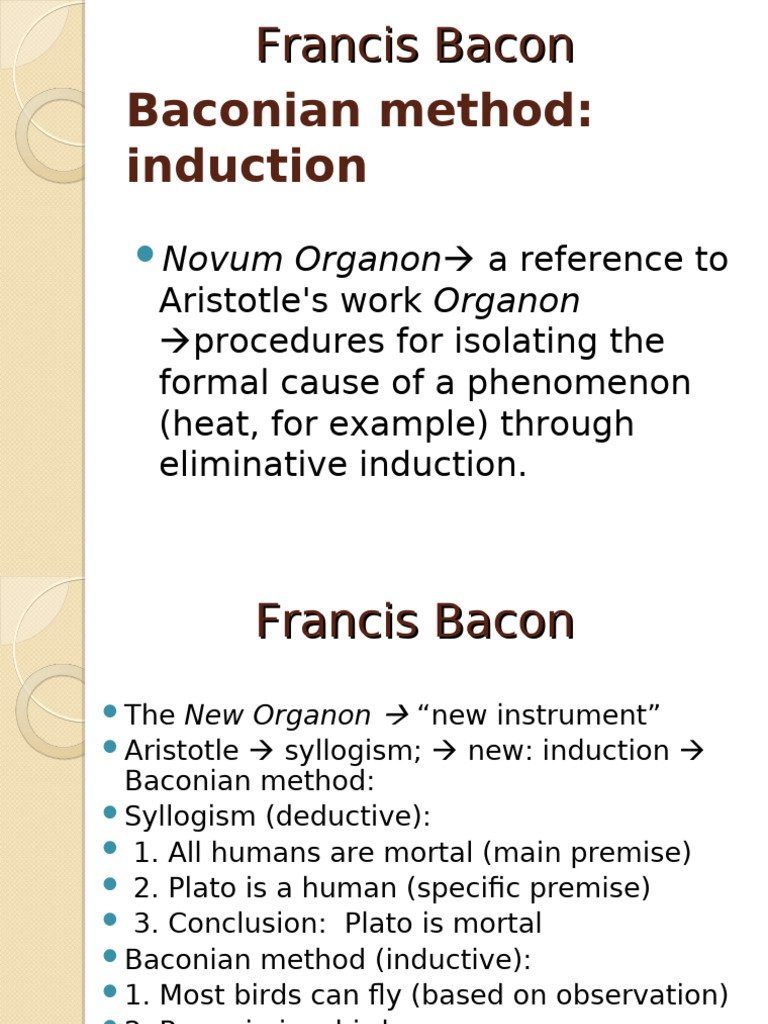 2 Bacon Descartes Hobbes | PDF | Inductive Reasoning | René Descartes