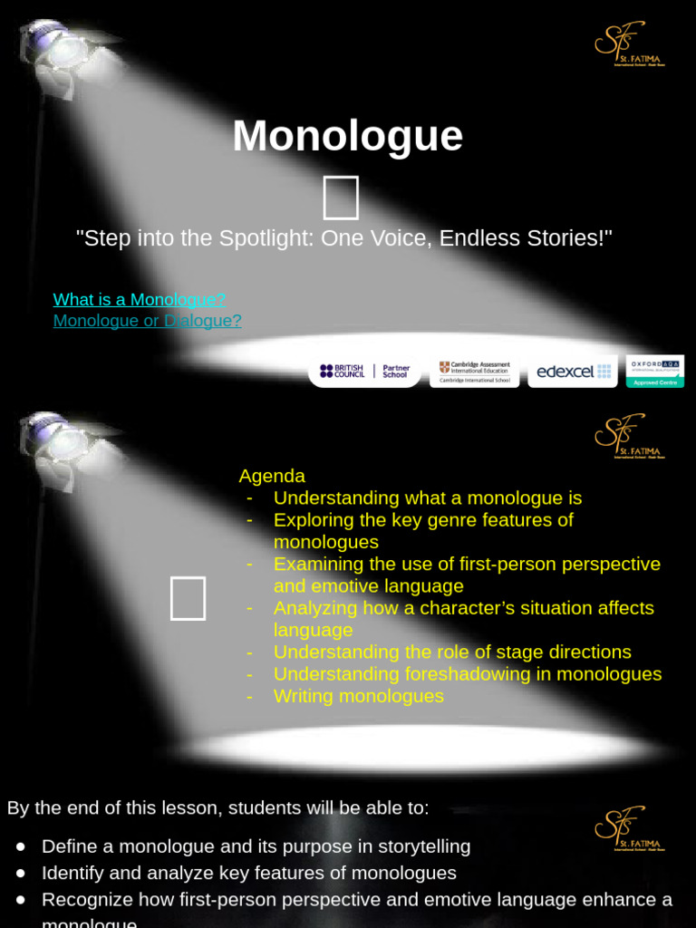 Mastering Monologues: Key Techniques | PDF | Emotions | Monologue
