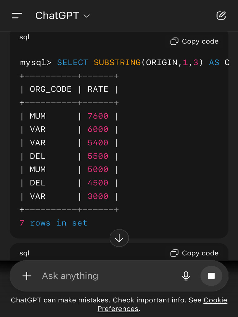 SQL Query for Flight Origin Rates | PDF