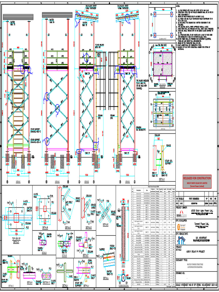 Watch Tower Structure Plans | PDF