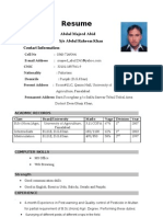 Majeed Resume