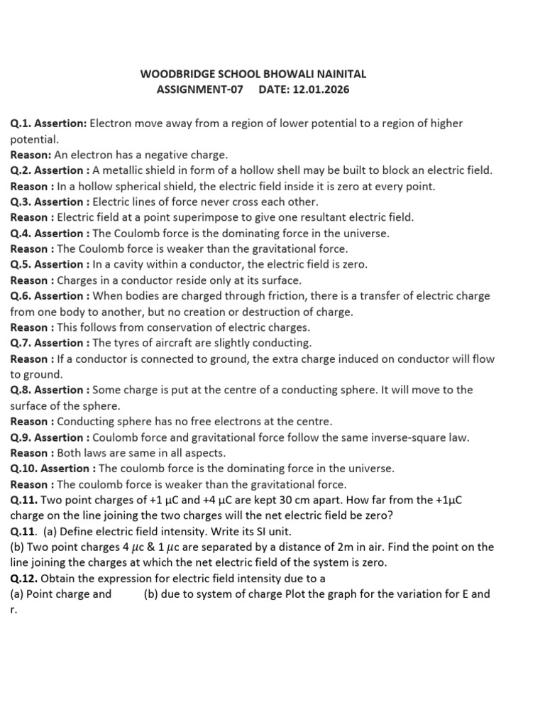 ASSIGNMENT-07 12012026 | PDF