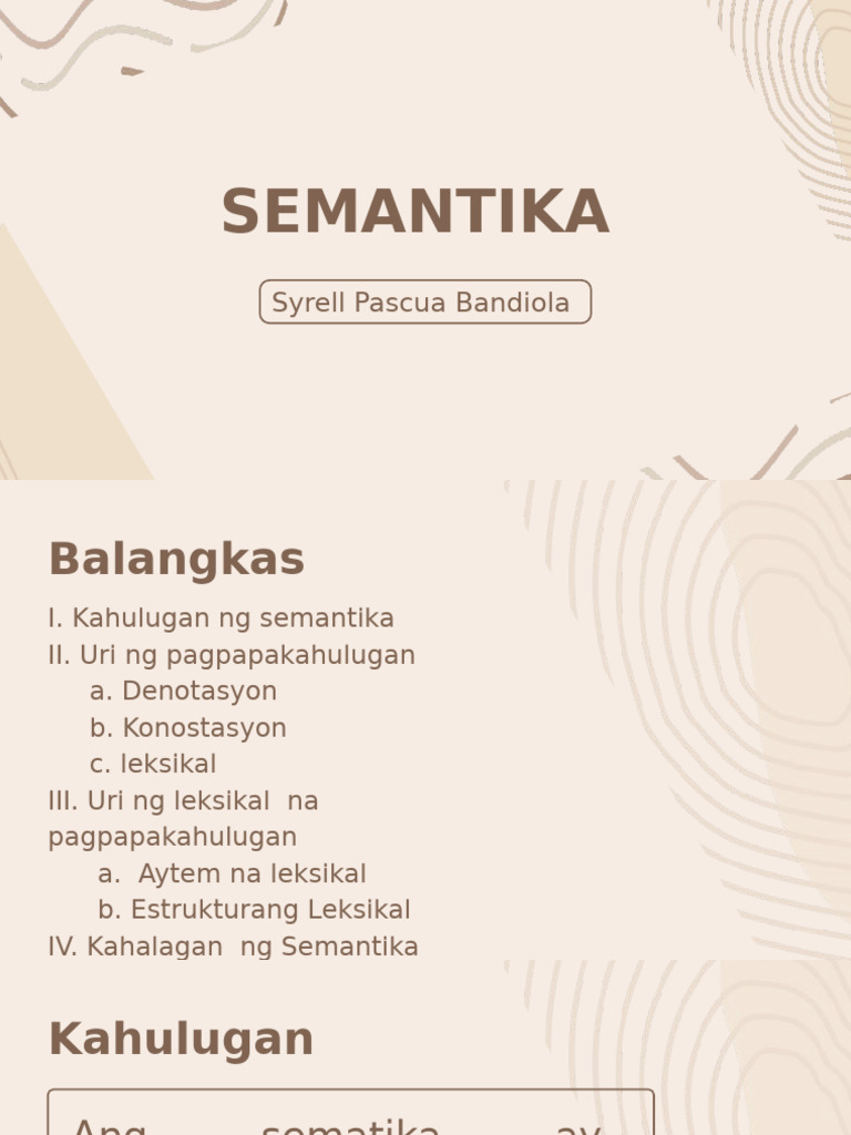 SEMANTIKA | PDF