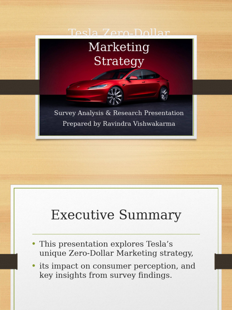 Tesla_Zero_Dollar_Strategy_Presentation | PDF