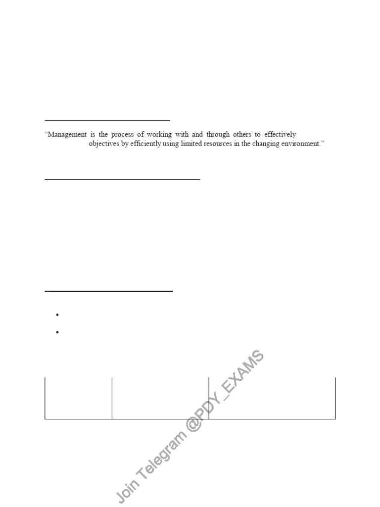 Nature and Significance of Management | PDF | Science | Business