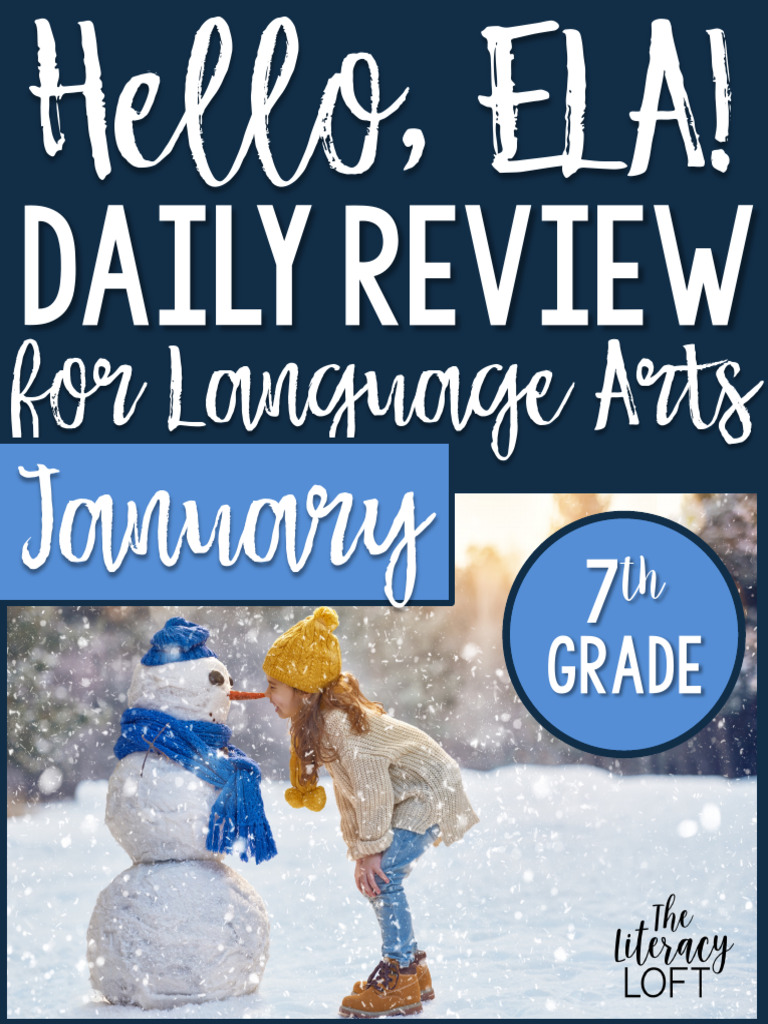 7th Grade ELA Daily Review Resource | PDF | Martin Luther King Jr.