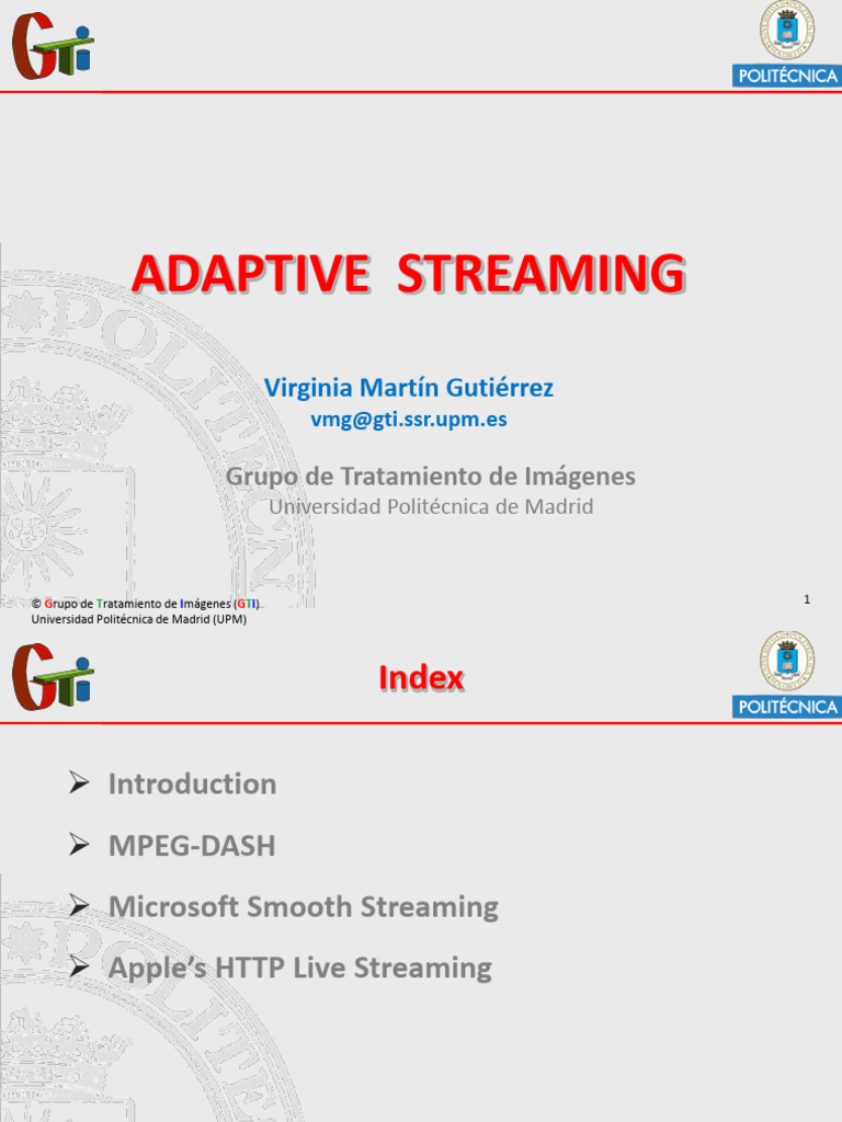 Adaptive Streaming Techniques Overview | PDF | Internet | Network Protocols