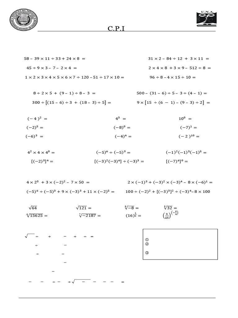 Ejercicios de Matemáticas y Problemas | PDF