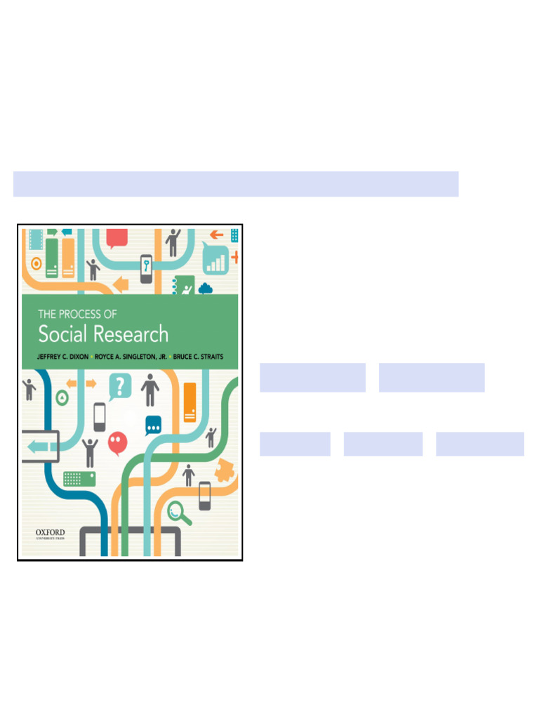 Process of Social Research by Jeffrey C. Dixon The No Waiting Time | PDF