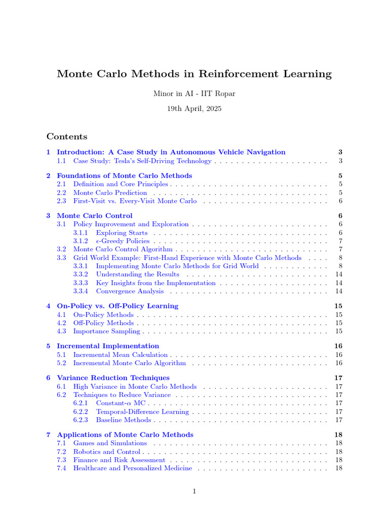 2025 04 19 MonteCarloMethods | PDF | Monte Carlo Method