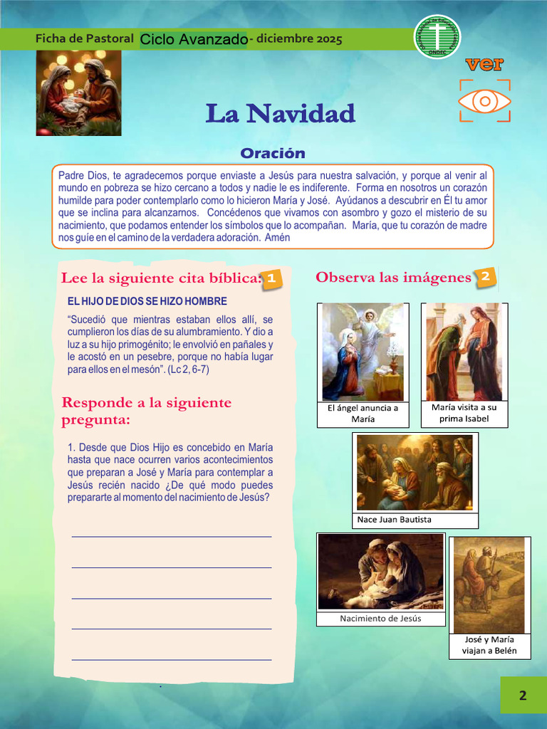 La Navidad | PDF | Natividad De Jesus | María, madre de Jesús