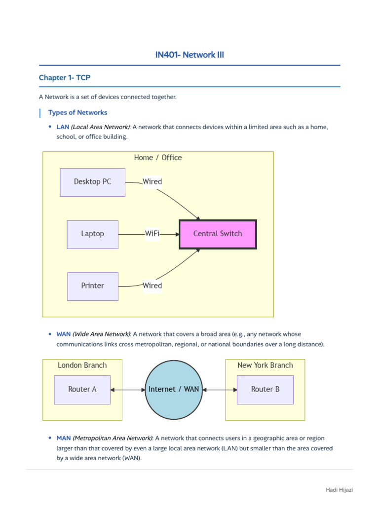 TCP Networking Overview and Concepts | PDF | Transmission Control ...