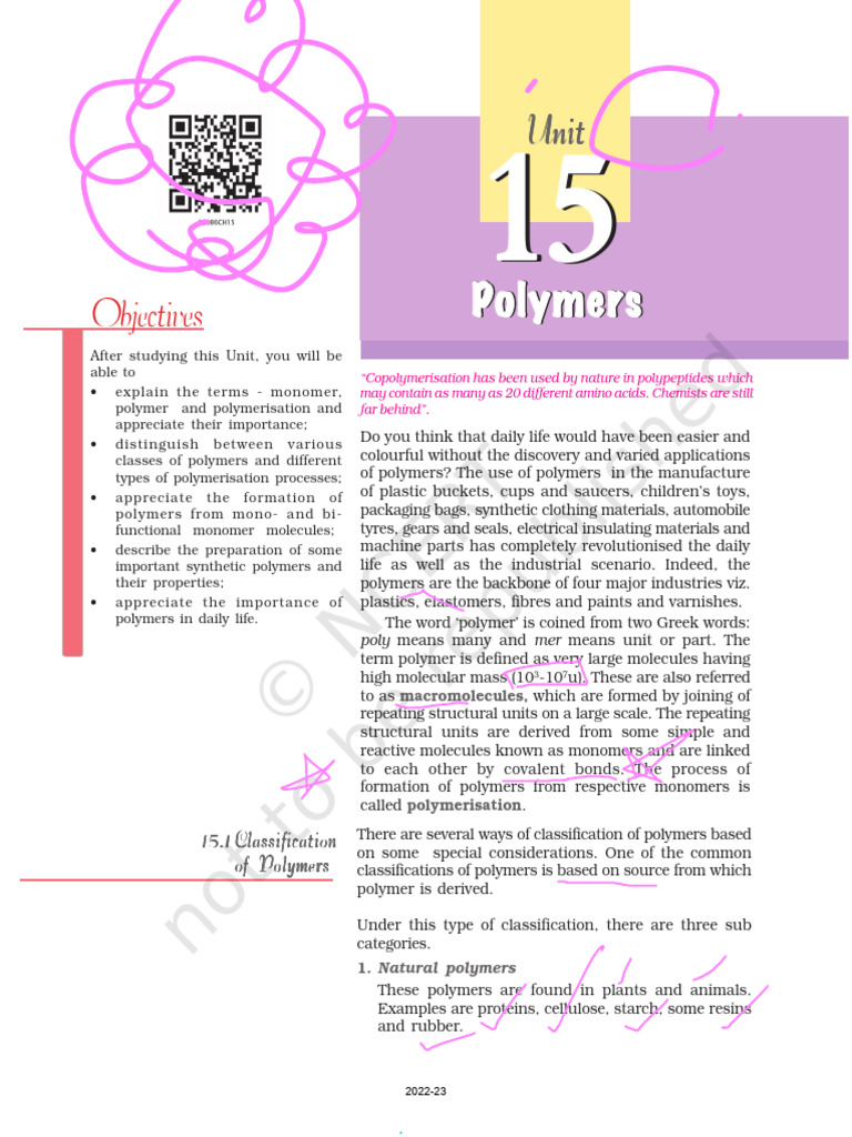 Polymer | PDF | Polymers | Polymerization