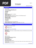 PAC Powder Safety Data Sheet | PDF | Water | Sodium Carbonate