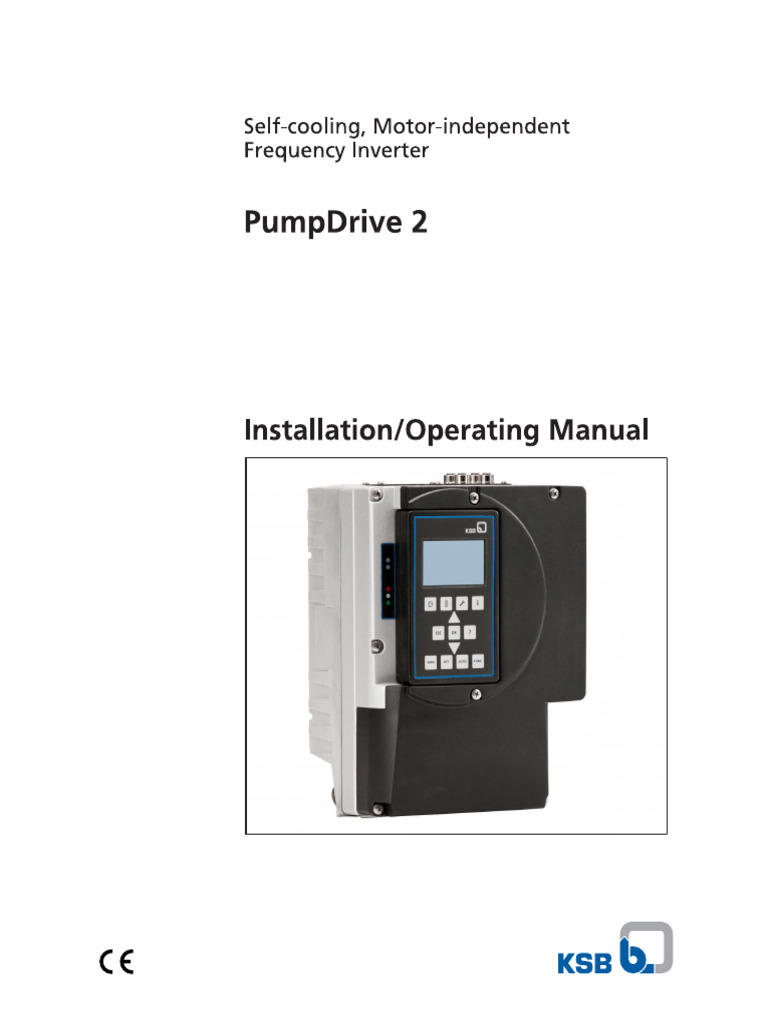 Operation Manual KSB PumpDrive 2, CE - PDF | PDF