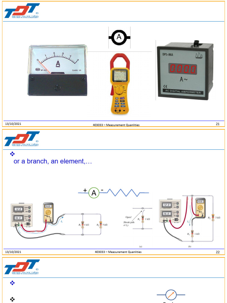 403033 - Chapter 3 - Dc Ammeter | PDF | Equipment | Quantity