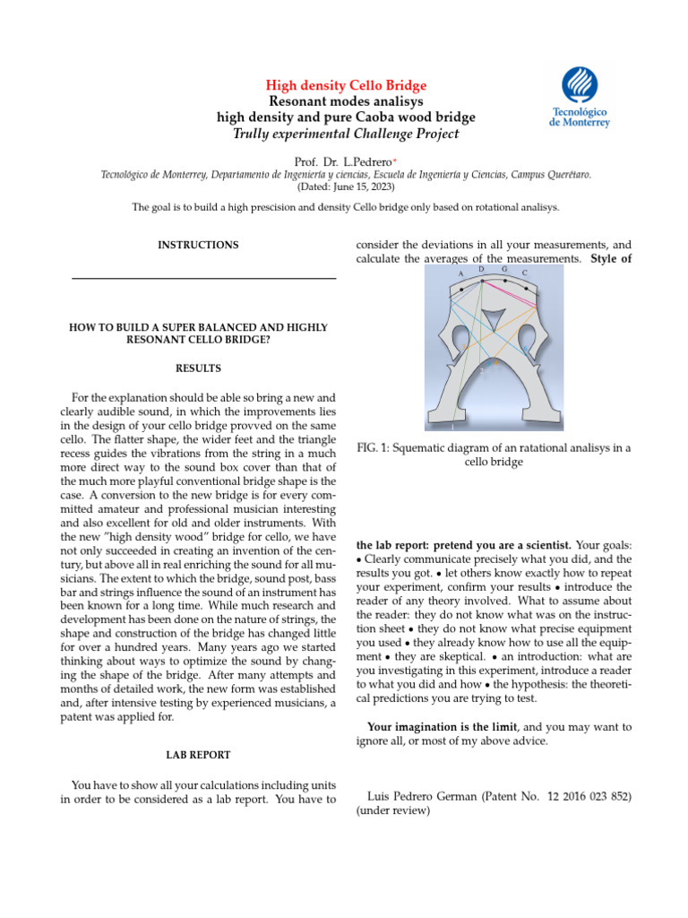 Cello Bridge | PDF | Cello