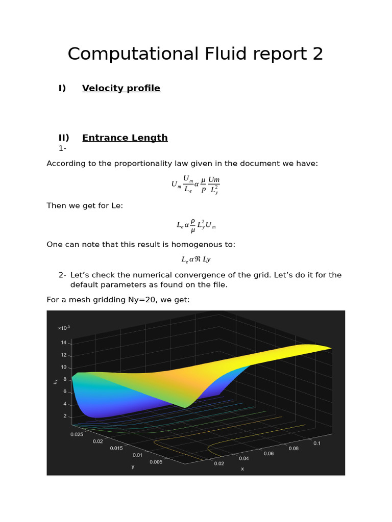Computational Fluid Dynamics Analysis | PDF | Reynolds Number | Viscosity