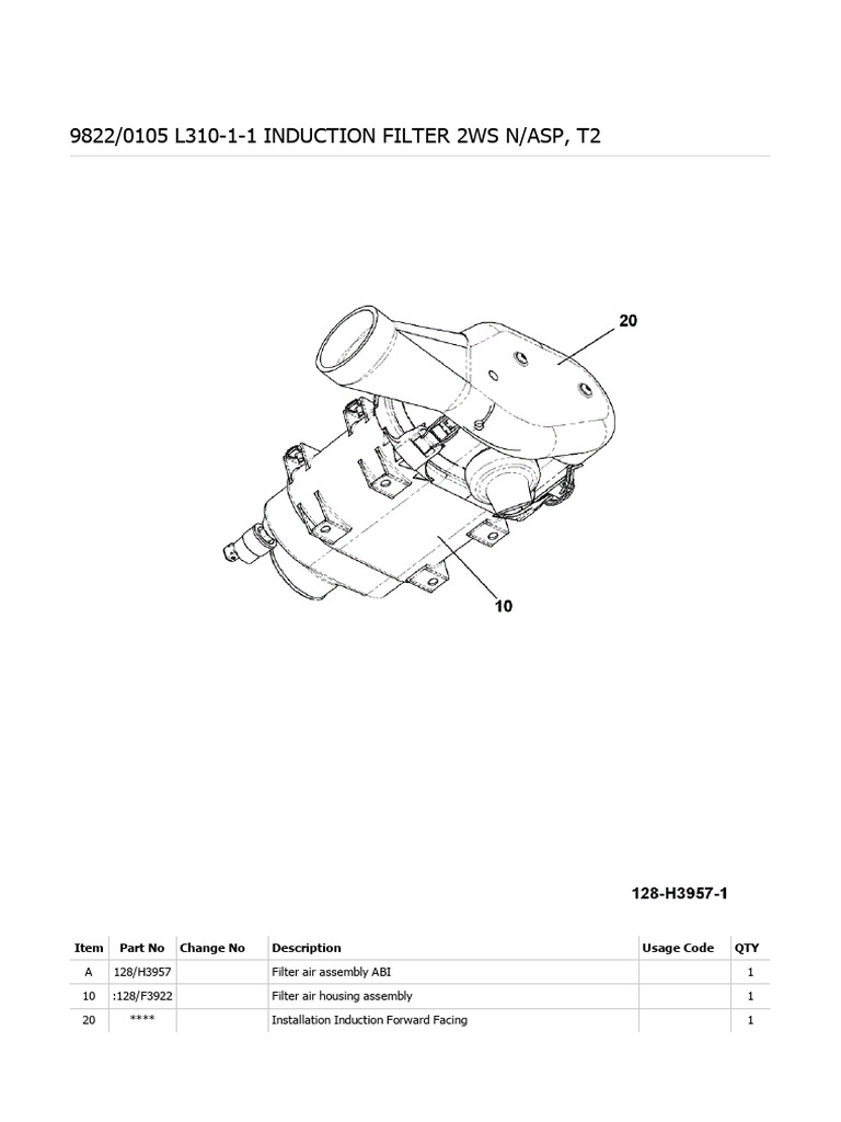9822_0105 l310!1!1 Induction Filter 2ws N_asp, t2 | PDF