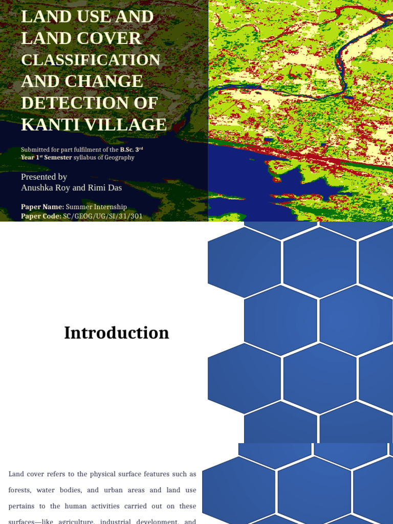 LULC Change Detection in Kanti Village | PDF | Land Use | Geography