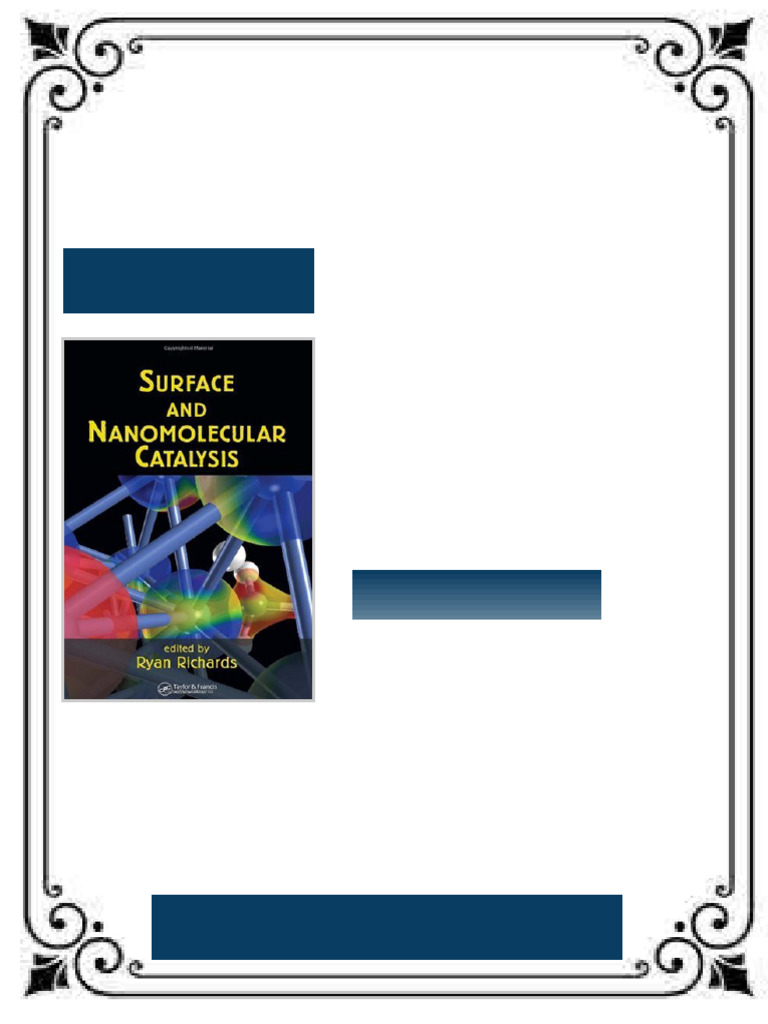 Surface and Nanomolecular Catalysis 1st Edition Crc Press ebook fully ...