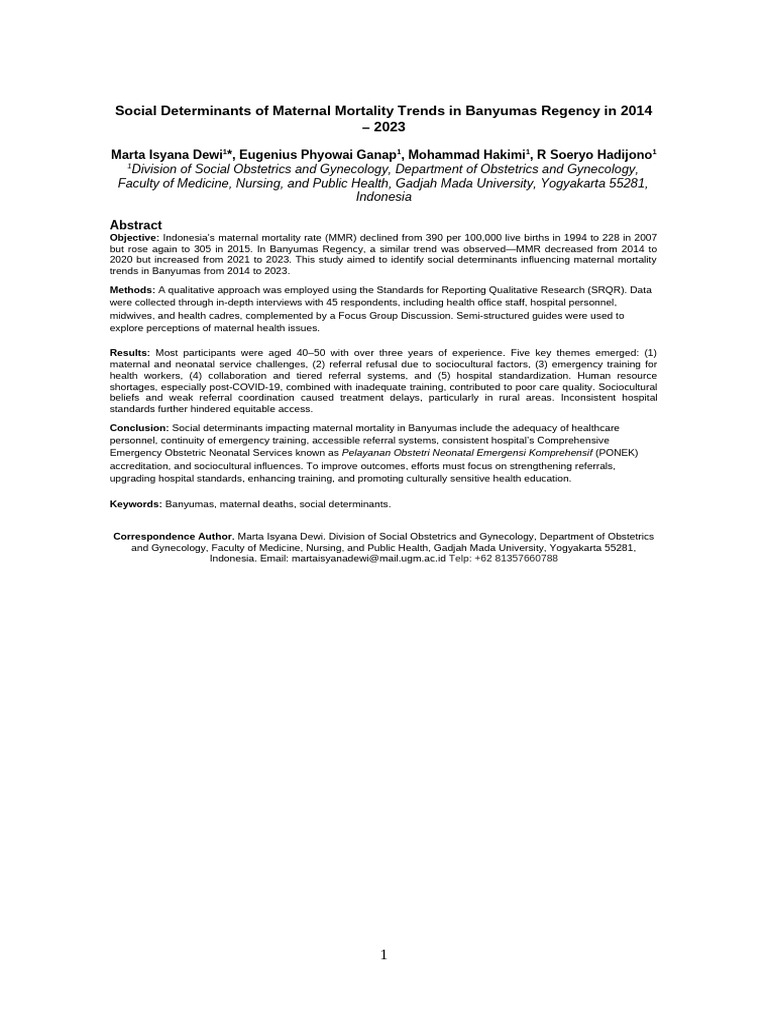 Maternal Death INAJOG-1lug | PDF | Maternal Death | Maternal Health